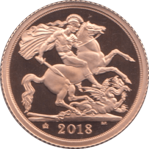 2018 GOLD HALF SOVEREIGN ( PROOF ) - HALF SOVEREIGN - Cambridgeshire Coins