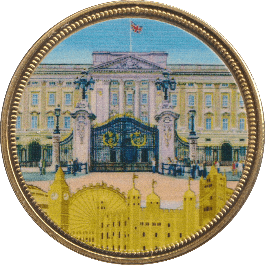 2018 GOLD PLATED MEDAL UK LANDMARKS 2 - WORLD COINS - Cambridgeshire Coins