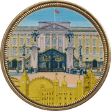 2018 GOLD PLATED MEDAL UK LANDMARKS 2 - WORLD COINS - Cambridgeshire Coins