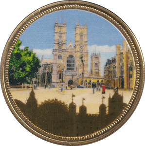2018 GOLD PLATED MEDAL UK LANDMARKS 6 - WORLD COINS - Cambridgeshire Coins