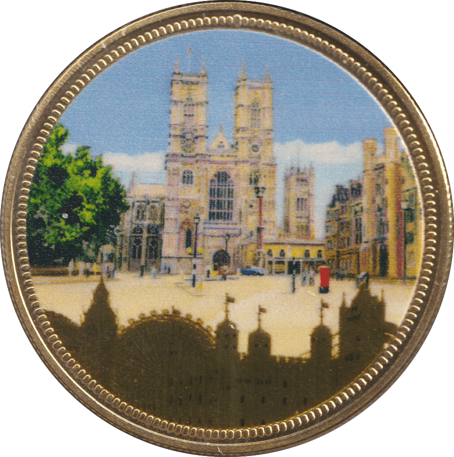 2018 GOLD PLATED MEDAL UK LANDMARKS 6 - WORLD COINS - Cambridgeshire Coins
