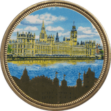 2018 GOLD PLATED MEDAL UK LANDMARKS 7 - WORLD COINS - Cambridgeshire Coins
