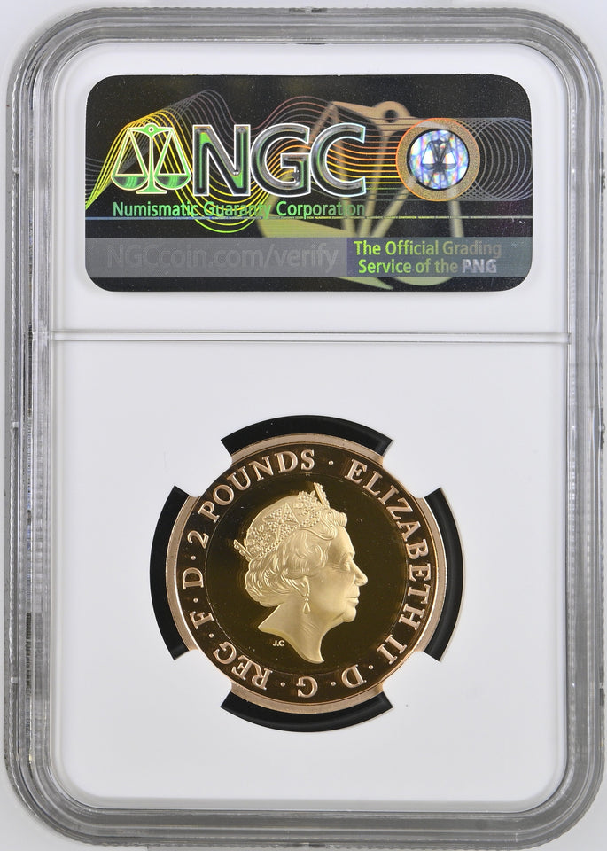 2018 GOLD PROOF £2 FRANKENSTEIN 200TH ANNIVERSARY ULTRA CAMEO PF 69 - NGC GOLD £2 - Cambridgeshire Coins