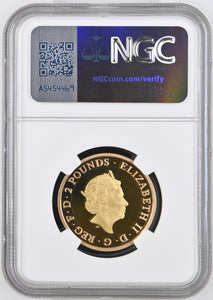 2018 GOLD PROOF £2 RAF CENTENARY LIGHTNING II PF70 ULTRA CAMEO - NGC GOLD £2 - Cambridgeshire Coins