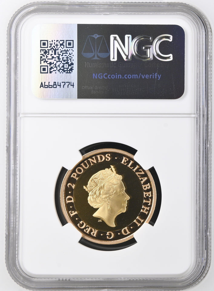 2018 GOLD PROOF £2 RAF CENTENARY SEA KING PF70 ULTRA CAMEO - NGC GOLD £2 - Cambridgeshire Coins