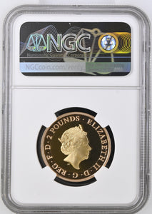 2018 GOLD PROOF £2 RAF CENTENARY SEA KING ULTRA CAMEO PF 70 - NGC GOLD £2 - Cambridgeshire Coins