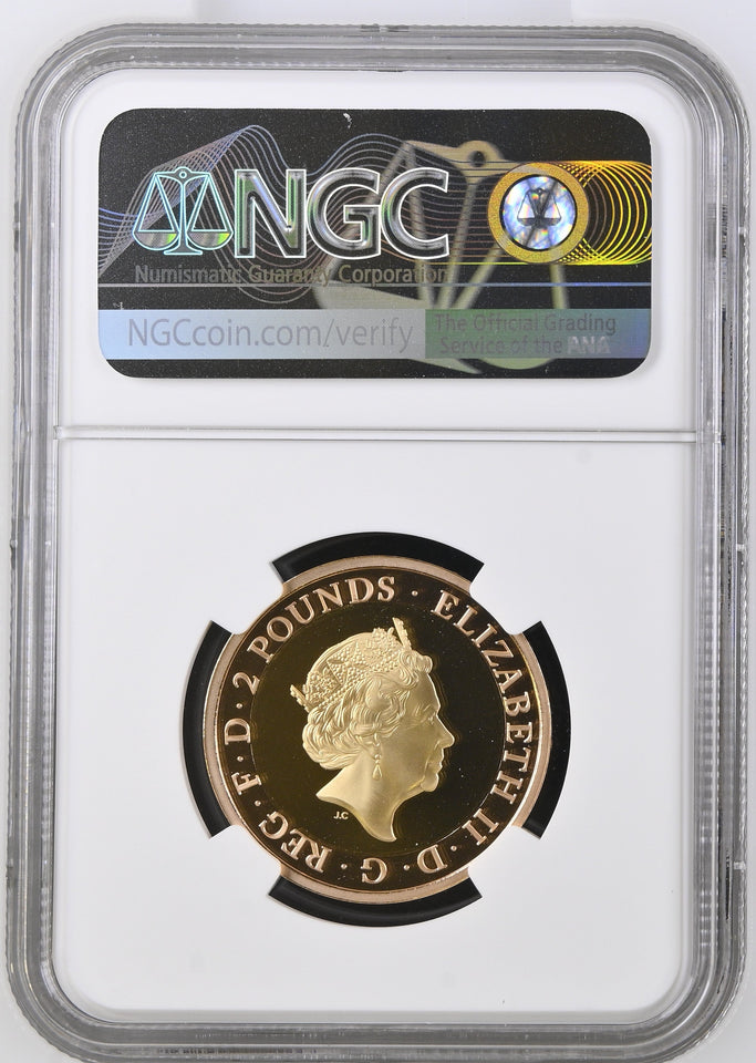 2018 GOLD PROOF £2 RAF CENTENARY SEA KING ULTRA CAMEO PF 70 - NGC GOLD £2 - Cambridgeshire Coins