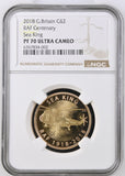2018 GOLD PROOF £2 RAF CENTENARY SEA KING ULTRA CAMEO PF 70 - NGC GOLD £2 - Cambridgeshire Coins