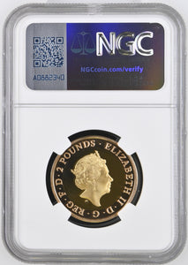 2018 GOLD PROOF £2 RAF CENTENARY VULCAN PF 69 ULTRA CAMEO - NGC GOLD £2 - Cambridgeshire Coins