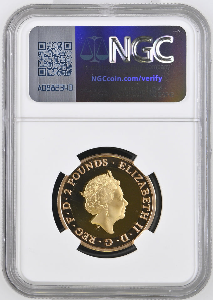 2018 GOLD PROOF £2 RAF CENTENARY VULCAN PF 69 ULTRA CAMEO - NGC GOLD £2 - Cambridgeshire Coins