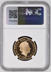 2018 GOLD PROOF 50P PADDINGTON AT THE STATION ( NGC ) PF 70 ULTRA CAMEO - NGC GOLD COINS - Cambridgeshire Coins