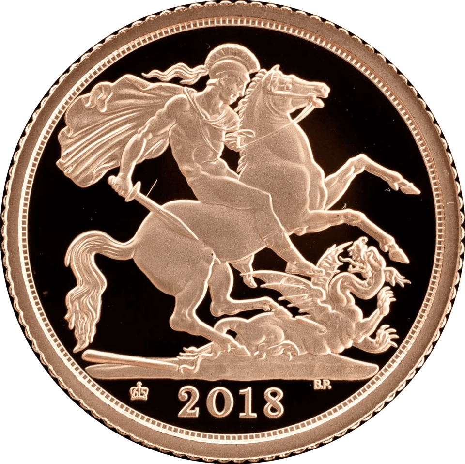 2018 GOLD PROOF HALF SOVEREIGN BOXED - GOLD PROOF HALF SOVEREIGNS - Cambridgeshire Coins