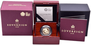 2018 GOLD PROOF HALF SOVEREIGN BOXED - GOLD PROOF HALF SOVEREIGNS - Cambridgeshire Coins