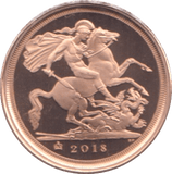 2018 GOLD QUARTER SOVEREIGN ( PROOF ) - QUARTER SOVEREIGN - Cambridgeshire Coins