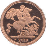 2018 GOLD SOVEREIGN ( PROOF ) - SOVEREIGN - Cambridgeshire Coins