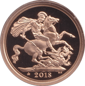 2018 GOLD SOVEREIGN ( PROOF ) - SOVEREIGN - Cambridgeshire Coins