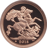 2018 GOLD SOVEREIGN ( PROOF ) - SOVEREIGN - Cambridgeshire Coins