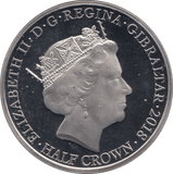 2018 HALF CROWN AT THE GOING DOWN OF THE SUN GIBRALTAR - WORLD COINS - Cambridgeshire Coins