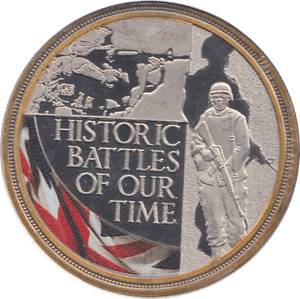 2018 HISTORIC BATTLES OF OUR TIME - BATTLE OF GOOSE GREEN - WORLD COINS - Cambridgeshire Coins