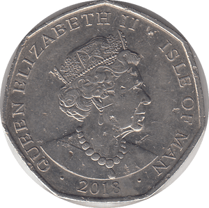 2018 LONG HORN RAM 50P - WORLD COINS - Cambridgeshire Coins