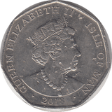 2018 LONG HORN RAM 50P - WORLD COINS - Cambridgeshire Coins