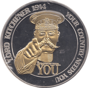 2018 LORD KITCHENER MEDALLION - MEDALS & MEDALLIONS - Cambridgeshire Coins