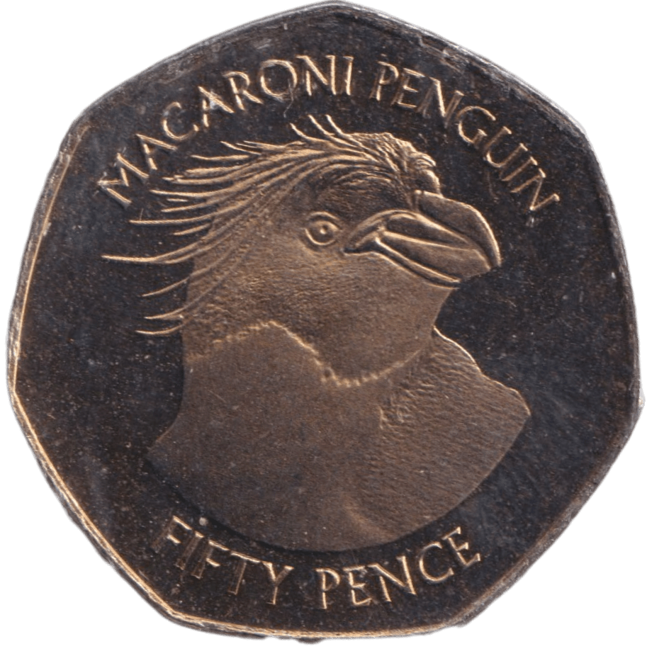 2018 MACARONI PENGUIN 50P FALKLAND ISLANDS - 50p BU - Cambridgeshire Coins