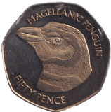 2018 MAGELLANIC PENGUIN 50P FALKLAND ISLANDS - 50p BU - Cambridgeshire Coins