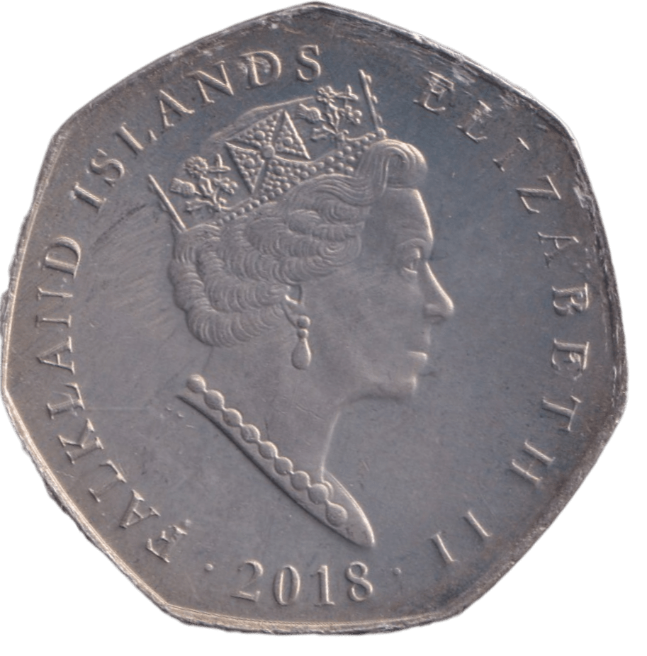 2018 MAGELLANIC PENGUIN 50P FALKLAND ISLANDS - 50p BU - Cambridgeshire Coins