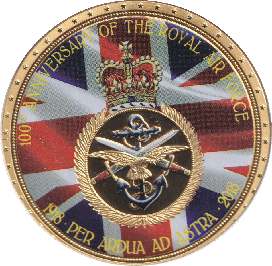2018 MEDALLION RAF 100 YEARS - WORLD COINS - Cambridgeshire Coins