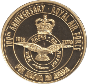 2018 MEDALLION RAF 100 YEARS - WORLD COINS - Cambridgeshire Coins