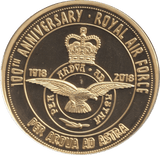 2018 MEDALLION RAF 100 YEARS - WORLD COINS - Cambridgeshire Coins