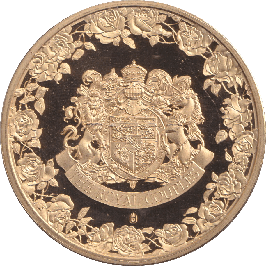 2018 MEDALLION ROYAL COUPLE QUEEN ELIZABETH II & PRINCE PHILIP - MEDALS & MEDALLIONS - Cambridgeshire Coins