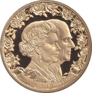 2018 MEDALLION ROYAL COUPLE QUEEN ELIZABETH II & PRINCE PHILIP - MEDALS & MEDALLIONS - Cambridgeshire Coins