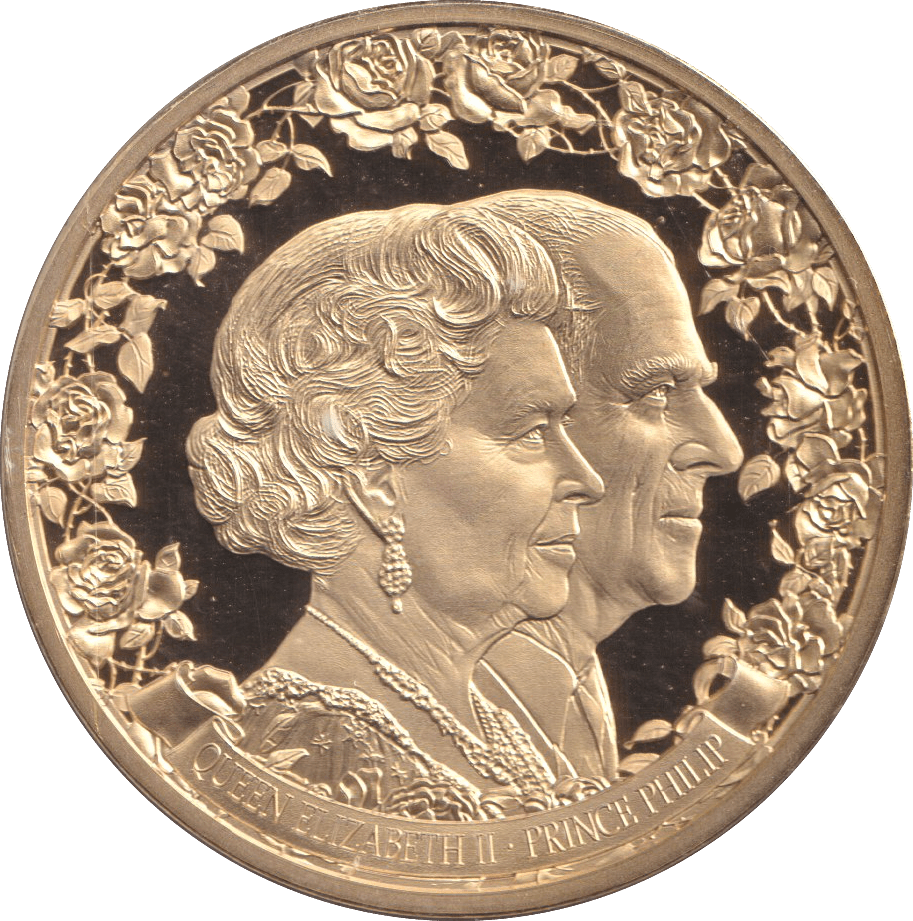 2018 MEDALLION ROYAL COUPLE QUEEN ELIZABETH II & PRINCE PHILIP - MEDALS & MEDALLIONS - Cambridgeshire Coins