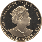 2018 ONE CROWN 100TH ANNIVERSARY OF ROYAL AIR FORCE ISLE OF MAN - WORLD COINS - Cambridgeshire Coins