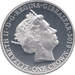 2018 ONE CROWN AT THE GOING DOWN OF THE SUN GIBRALTAR - WORLD COINS - Cambridgeshire Coins