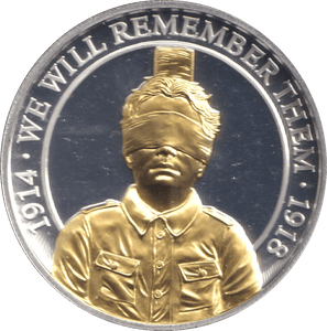 2018 ONE CROWN GIBRALTAR WE WILL REMEMBER THEM 1 - WORLD COINS - Cambridgeshire Coins
