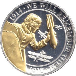 2018 ONE CROWN GIBRALTAR WE WILL REMEMBER THEM 4 - WORLD COINS - Cambridgeshire Coins