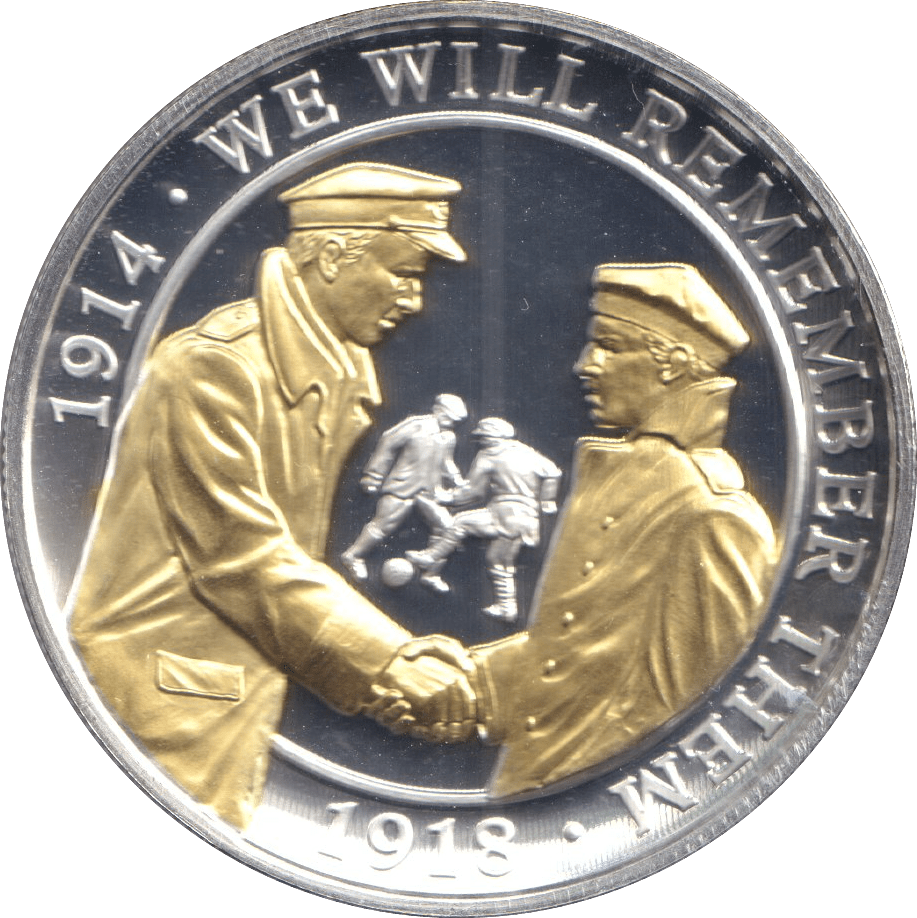 2018 ONE CROWN GIBRALTAR WE WILL REMEMBER THEM 5 - WORLD COINS - Cambridgeshire Coins