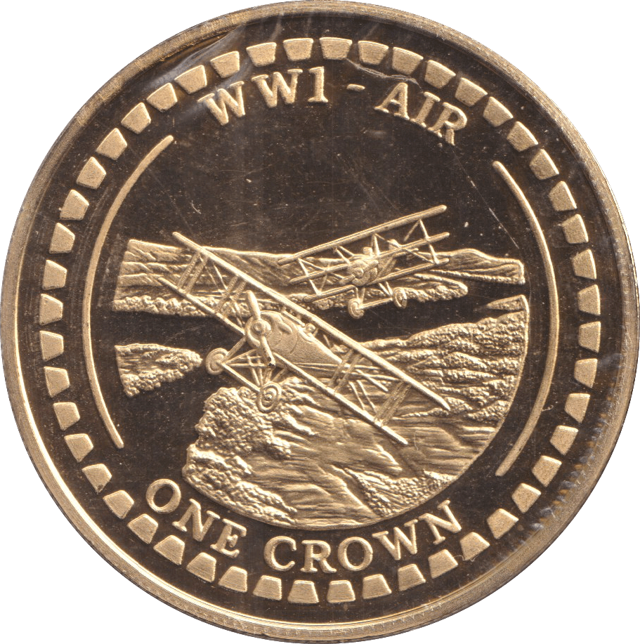 2018 ONE CROWN GIBRALTAR WW1 - AIR - WORLD COINS - Cambridgeshire Coins