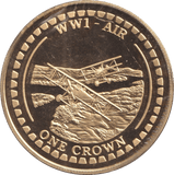 2018 ONE CROWN GIBRALTAR WW1 - AIR - WORLD COINS - Cambridgeshire Coins