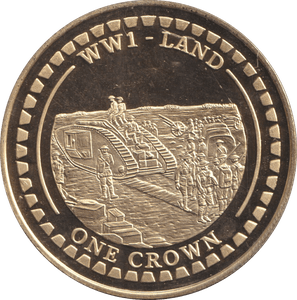 2018 ONE CROWN GIBRALTAR WW1 - LAND - WORLD COINS - Cambridgeshire Coins