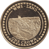 2018 ONE CROWN GIBRALTAR WW1 - LAND - WORLD COINS - Cambridgeshire Coins