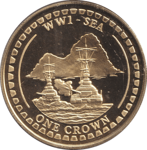 2018 ONE CROWN GIBRALTAR WW1 - SEA - WORLD COINS - Cambridgeshire Coins