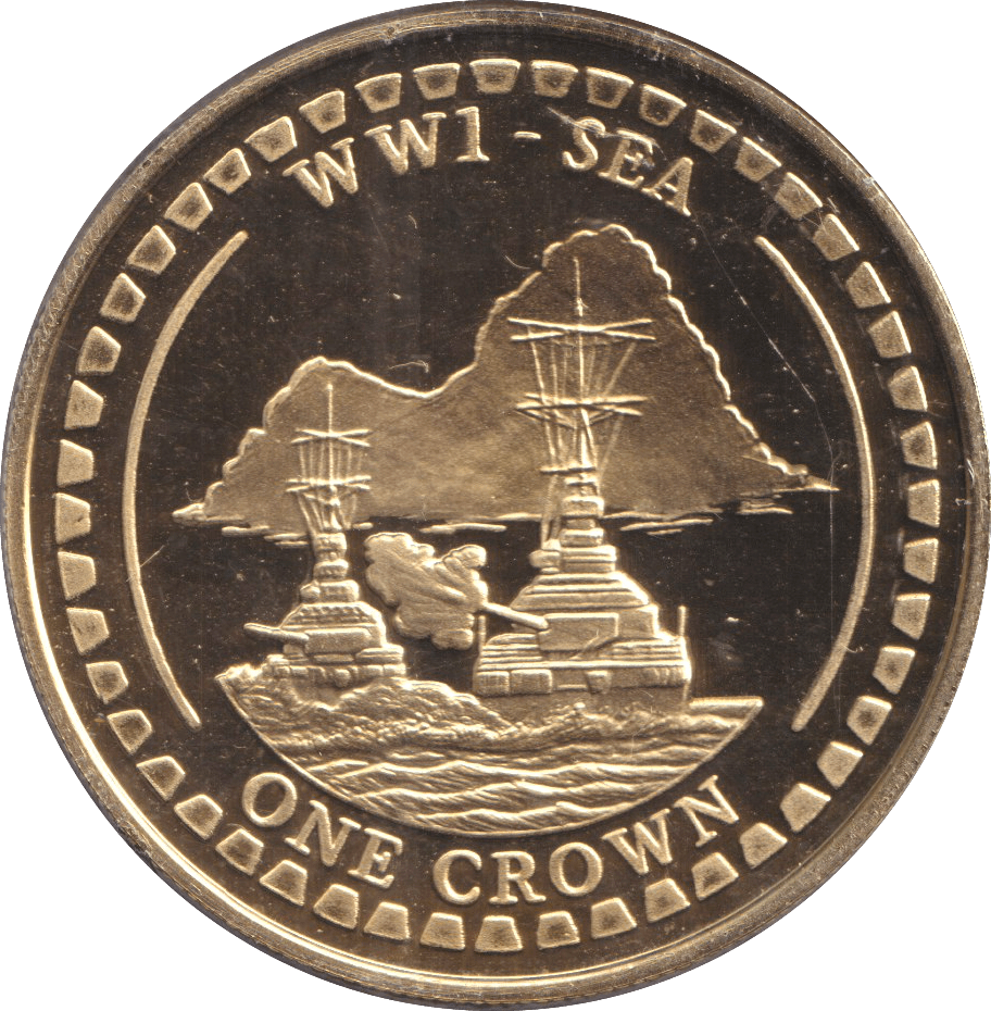 2018 ONE CROWN GIBRALTAR WW1 - SEA - WORLD COINS - Cambridgeshire Coins
