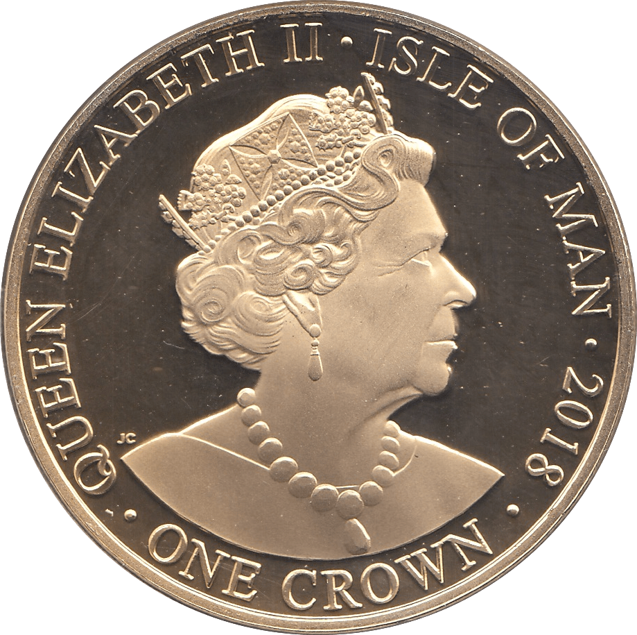 2018 ONE CROWN ISLE OF MAN - WORLD COINS - Cambridgeshire Coins