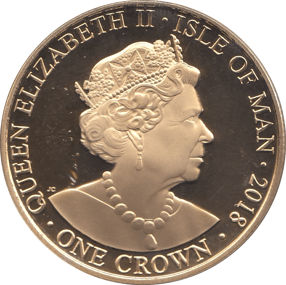 2018 ONE CROWN ISLE OF MAN - WORLD COINS - Cambridgeshire Coins