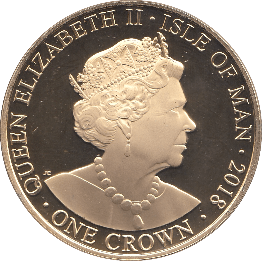 2018 ONE CROWN ISLE OF MAN - WORLD COINS - Cambridgeshire Coins
