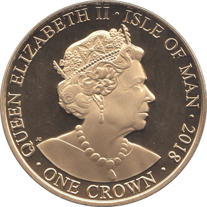 2018 ONE CROWN ISLE OF MAN - WORLD COINS - Cambridgeshire Coins